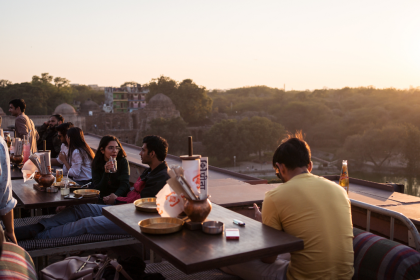 Rooftop Restaurants in Hauz Khas Village
